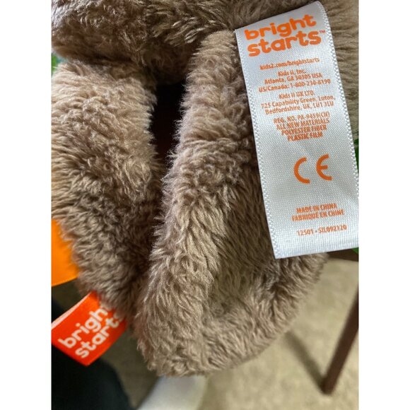 Bright Starts Playful Pals Slingin' Sloth Plush Take Along Activity Sensory Toy - Picture 4 of 4